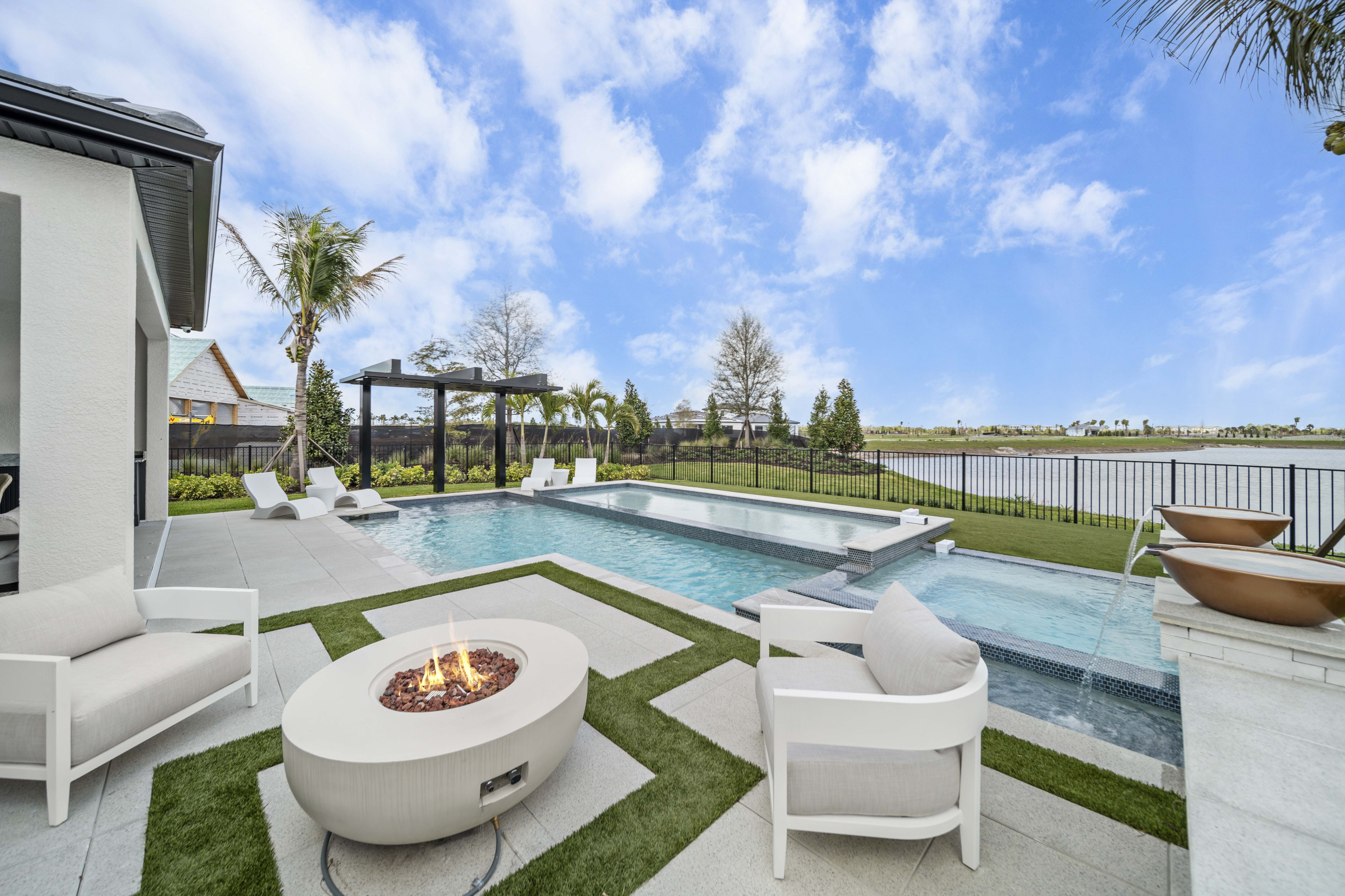 Pool renovation and resurfacing in North Port, FL - Swim Inc. renovation of an older grid neighborhood pool