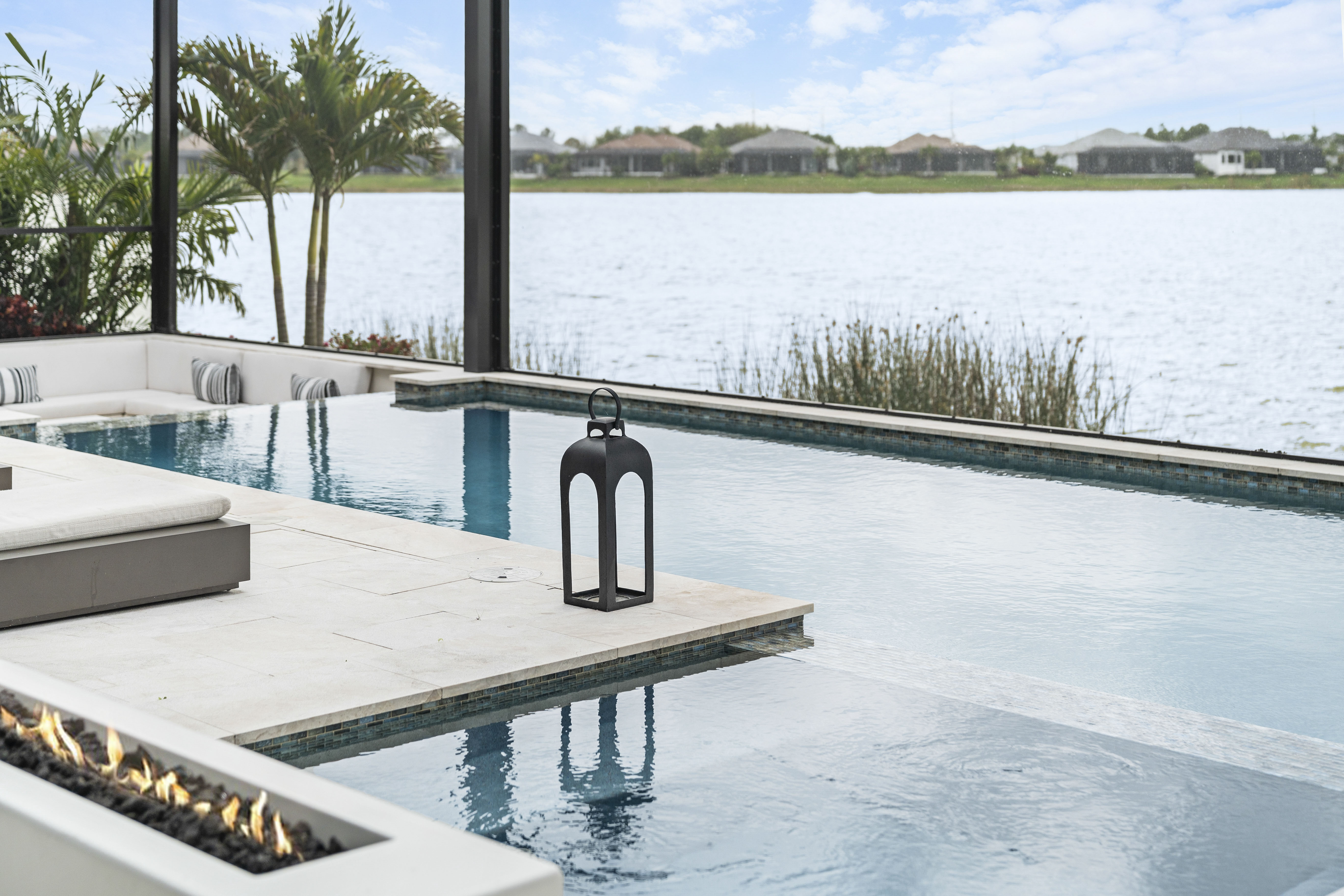 Pool renovation and resurfacing on Siesta Key, FL - Swim Inc. full renovation of a 1970s or 1980s barrier island pool