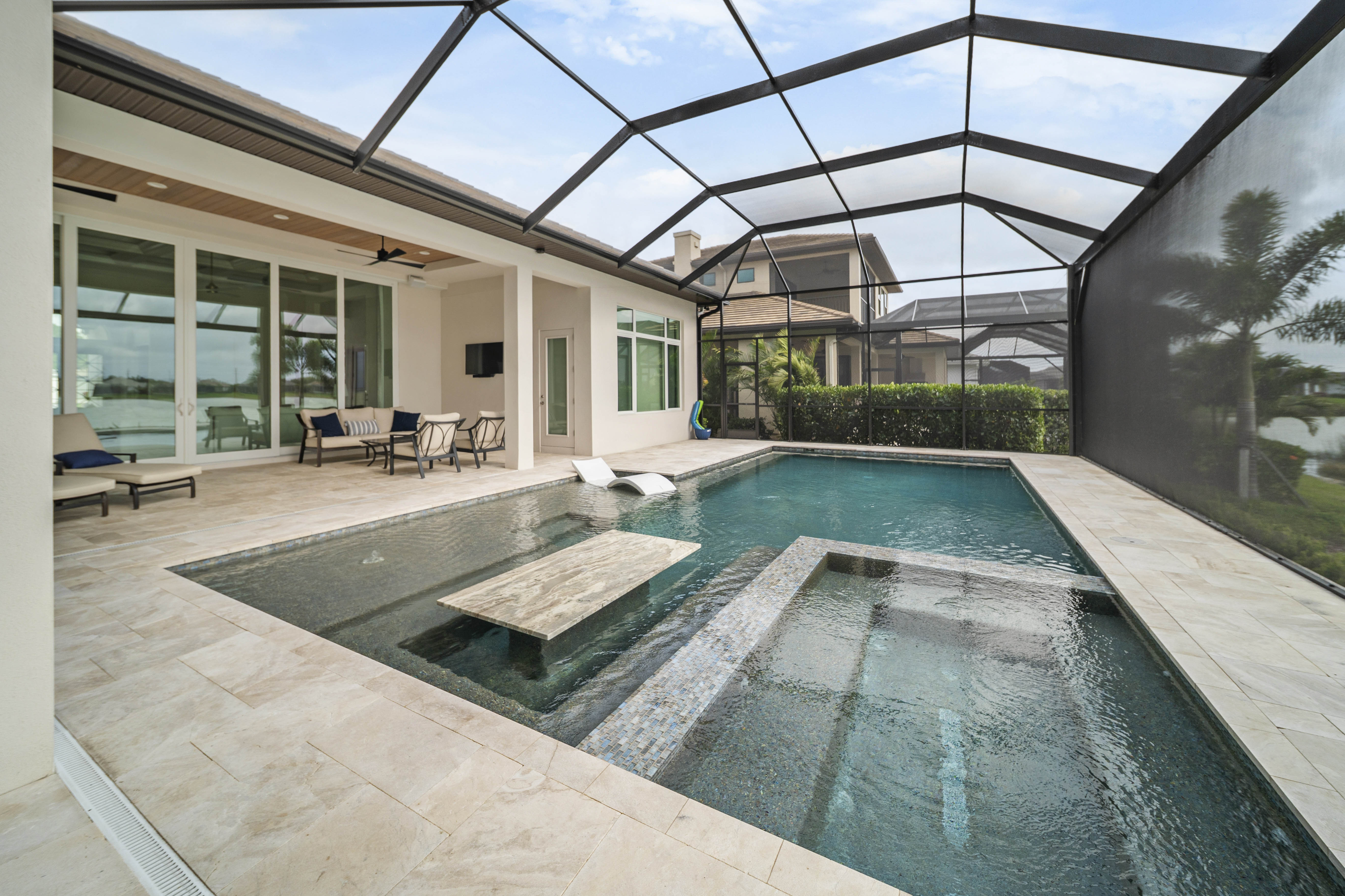 Custom pool design and construction in Venice, FL - Swim Inc. new build for Wellen Park or Venice Island homeowners